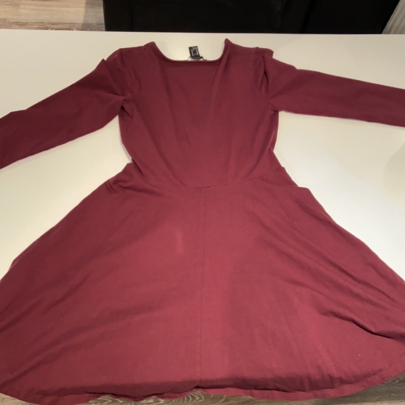 Forever 21 Burgundy Dress - Picture 3 of 3